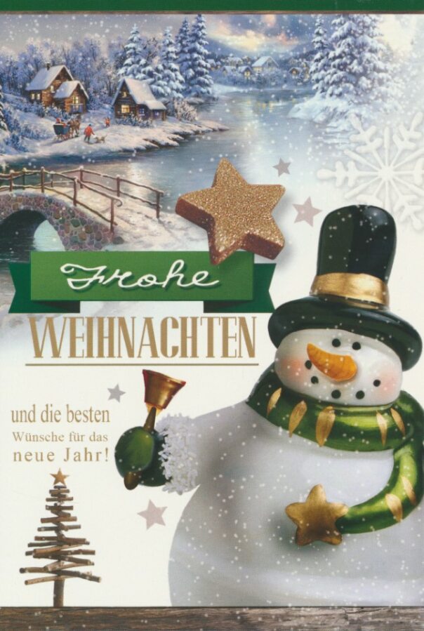 Weihnachtskarten - 100 Stück - 8 Motive