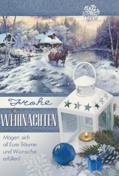 Weihnachtskarten - 100 Stück - 8 Motive