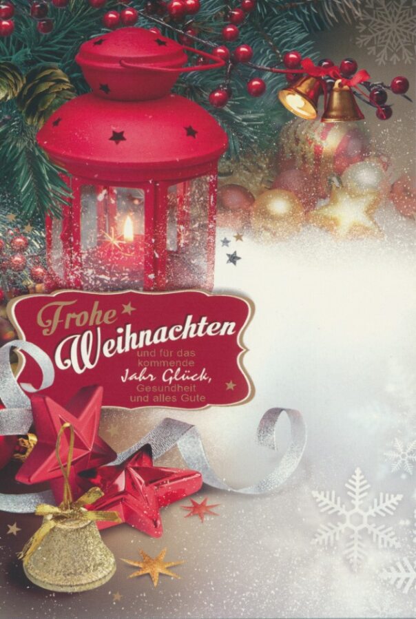 Weihnachtskarten - 100 Stück - 8 Motive