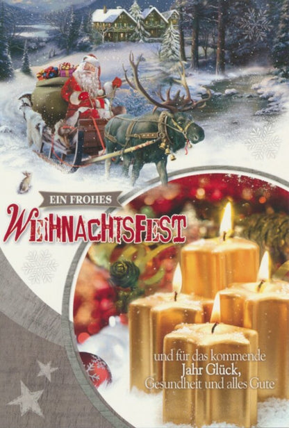 Weihnachtskarten - 100 Stück - 8 Motive