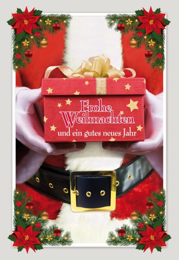 Weihnachtskarten - 100 Stück - 6 Motive
