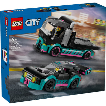 LEGO® 60406 City Fahrzeuge - Autotransporter mit Rennwagen (328 Teile)