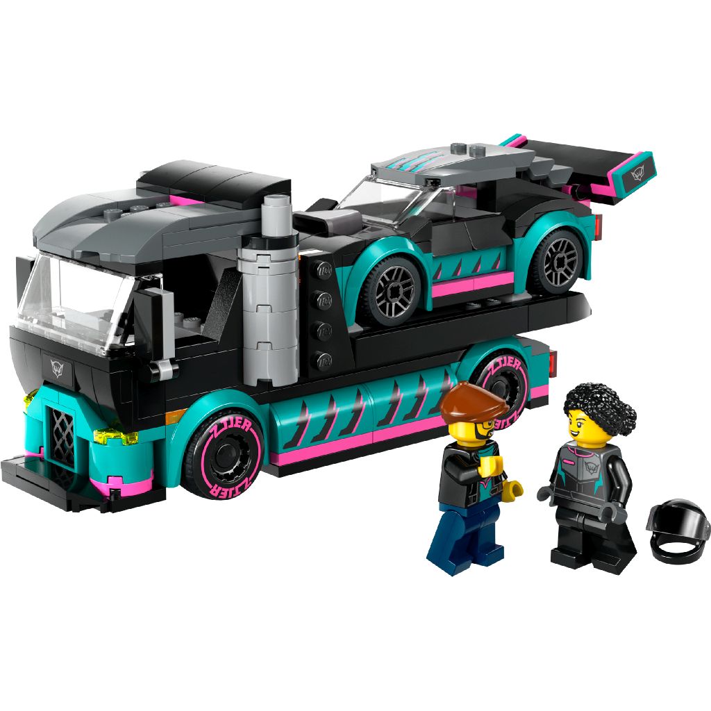 LEGO® 60406 City Fahrzeuge - Autotransporter mit Rennwagen (328 Teile)