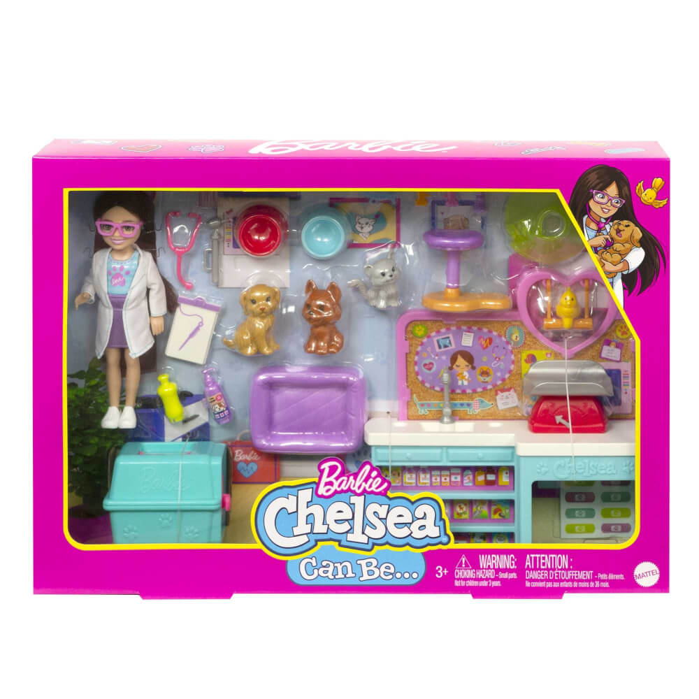 Mattel HGT12 - Barbie - Chelsea Vet Clinic Playset