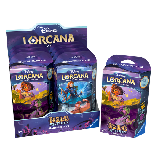 Disney Lorcana: Set 4 - Starter Deck Display (8 Packungen) (Englisch)