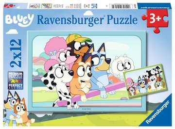 Diversión con Bluey - Puzzle - 2 x 12 piezas