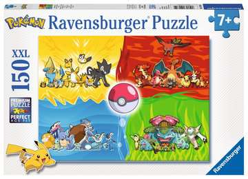 Tipos de Pokémon - Puzzle - 150 piezas