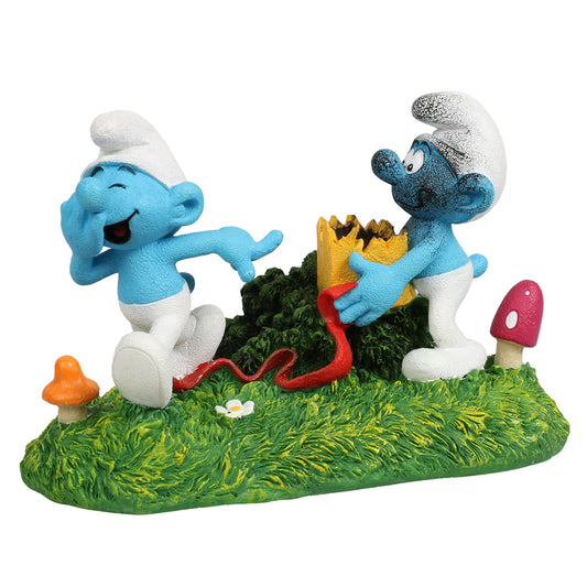 Smurfs with joker smurf - figure