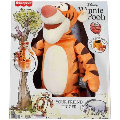 Fisher-Price - Disney Winnie the Pooh - Tu amigo Tigger - Figura de peluche