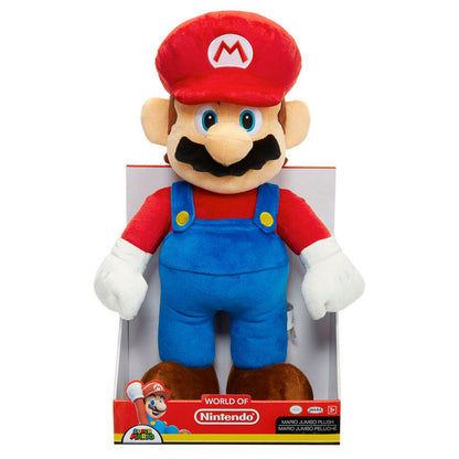 Nintendo Super Mario - Peluche Jumbo Basic Mario - 50 cm