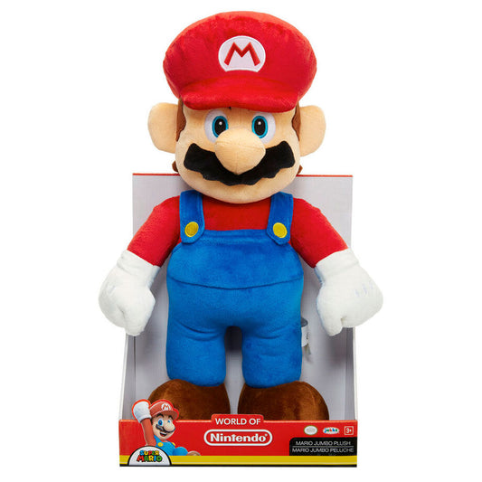 Nintendo Super Mario - Peluche Jumbo Basic Mario - 50 cm