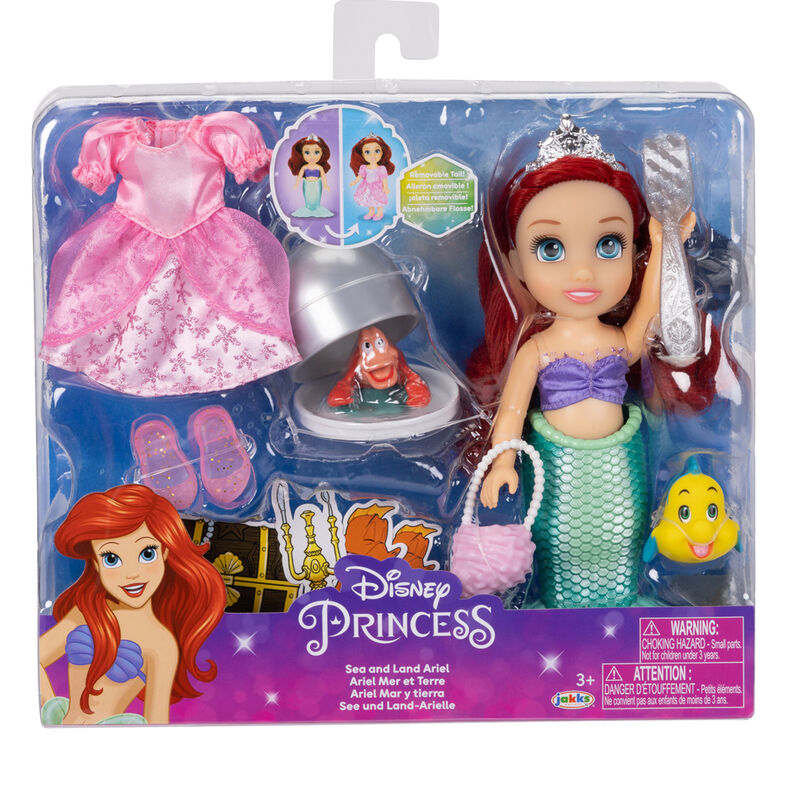 Disney Arielle die Meerjungfrau " Sea and Land" - Puppe - 15 cm
