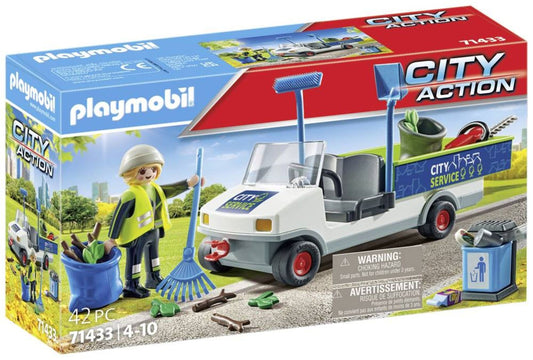 PLAYMOBIL® 71433 - City Action - Limpieza urbana con vehículo eléctrico