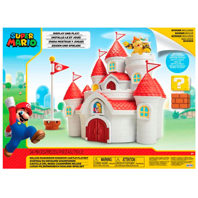 Nintendo Super Mario - Mushroom Kingdom Palace - Playset