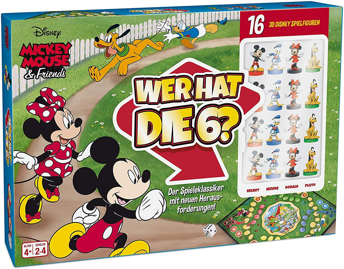 ASS Altenburger - Disney Mickey Mouse &amp; Friends - ¿Quién tiene el 6? - Juego de mesa