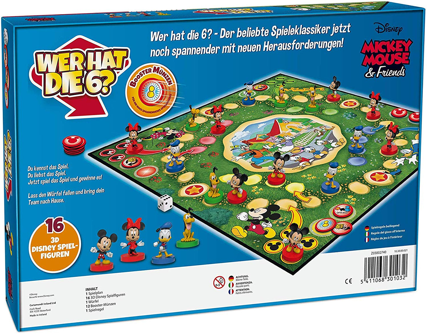 ASS Altenburger - Disney Mickey Mouse &amp; Friends - ¿Quién tiene el 6? - Juego de mesa
