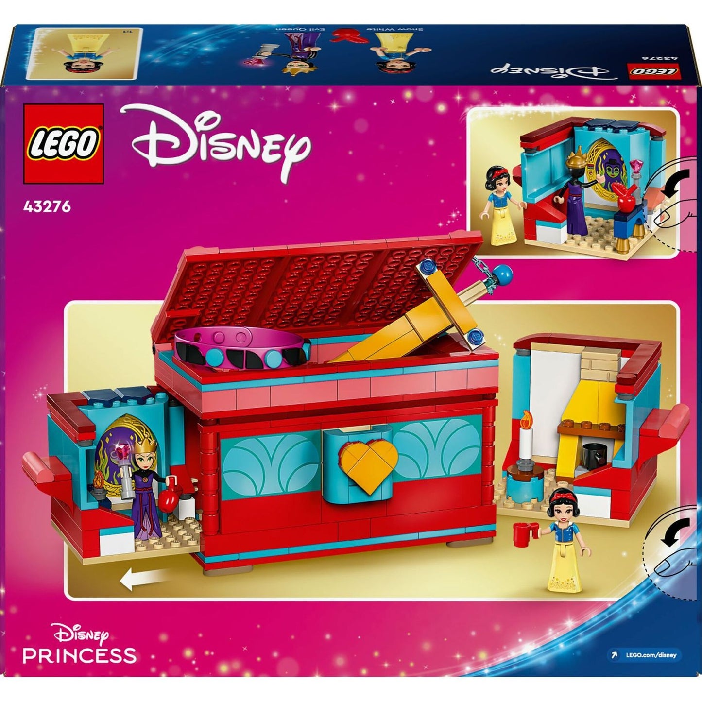 LEGO® Disney Princess 43276 - Joyero de Blancanieves (358 piezas)