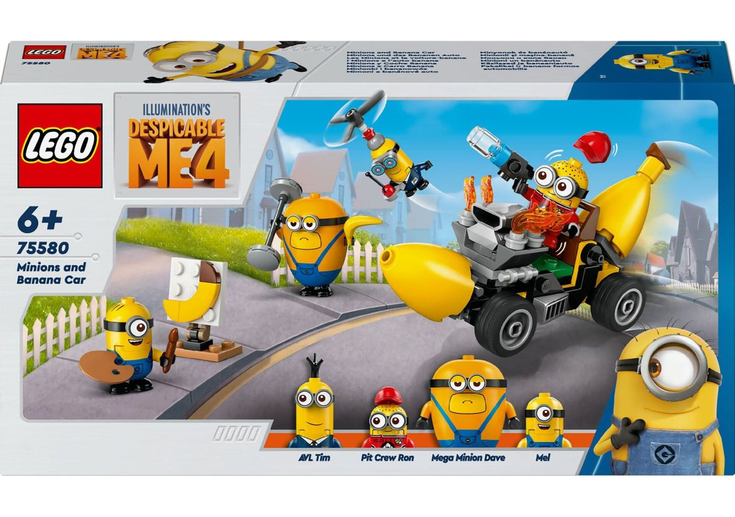 LEGO® Minions Despicable 4 75580 - Minions y el coche banana (136 piezas)