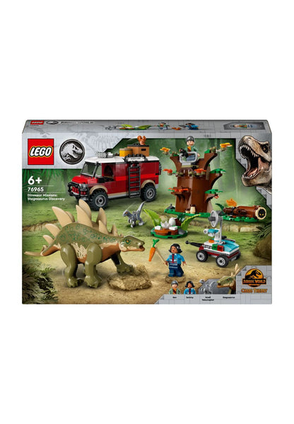 LEGO® Jurassic World™ 76965 - Dinosaurier-Missionen: Entdeckung des Stegosaurus (420 Teile)