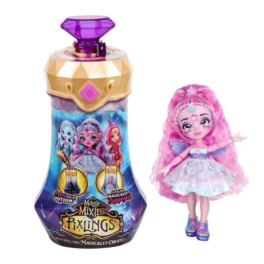 Magic Mixies Pixlings - Unia - The Unicorn Pixling Doll (Purple)