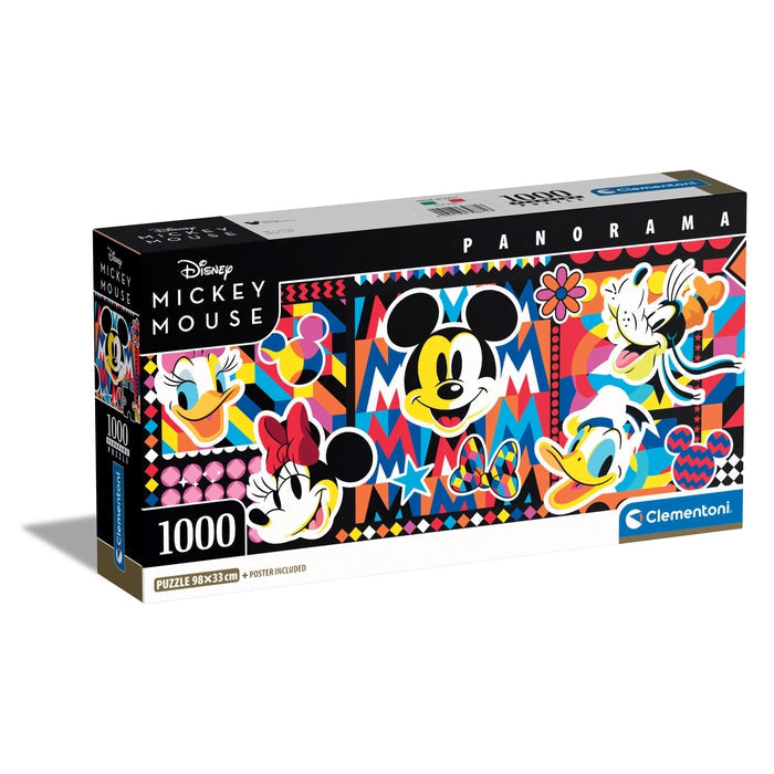 Rompecabezas de 1000 piezas Disney Panorama Collection Compact - Disney Classic