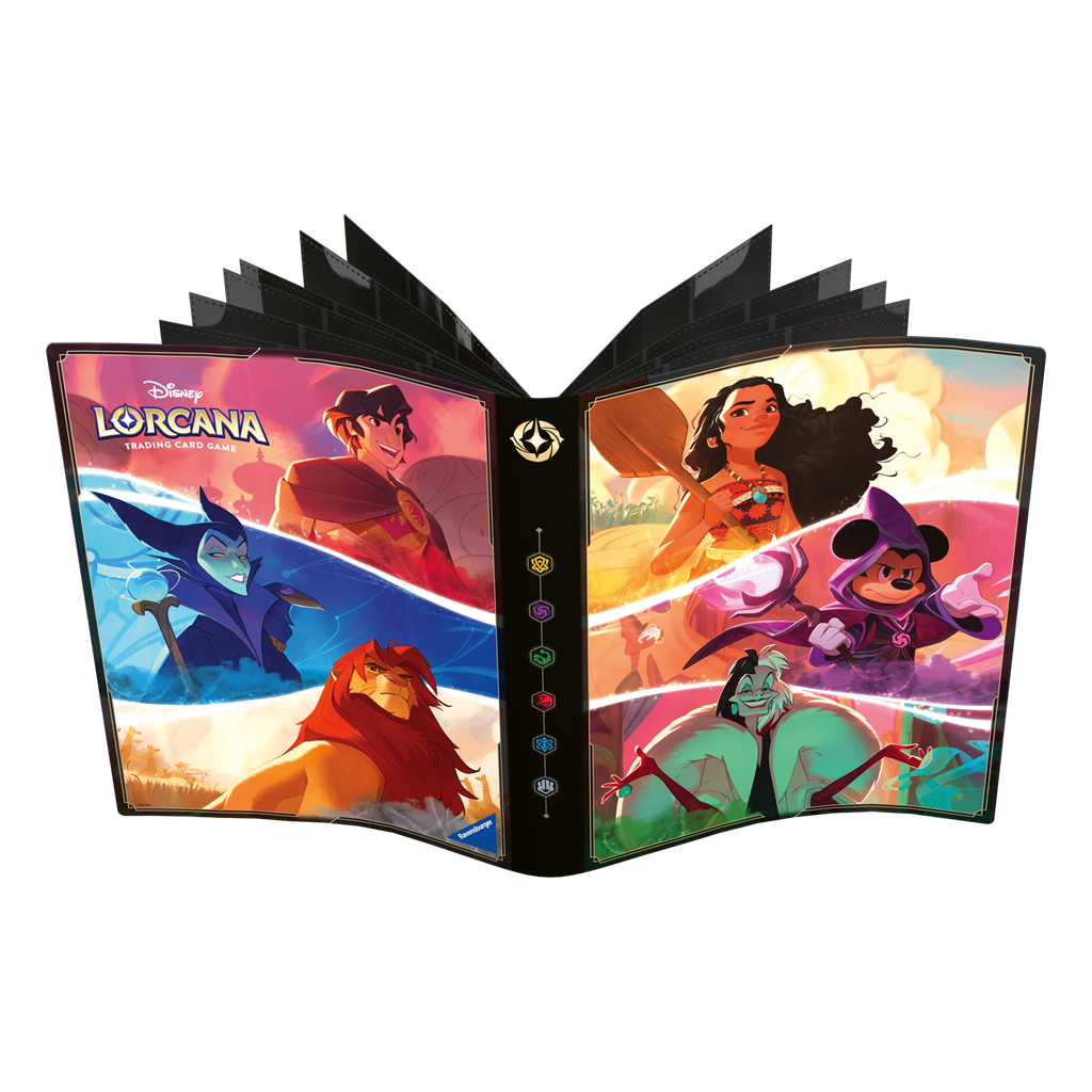 Disney Lorcana: 9-Pocket Card Portfolio Micky, Vaiana, Cruella De Vil
