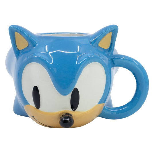 Taza 3D con la cabeza de Sonic