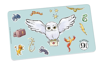 Harry Potter "Watercolor World" - Frühstücksbrettchen mit Hedwig Eule