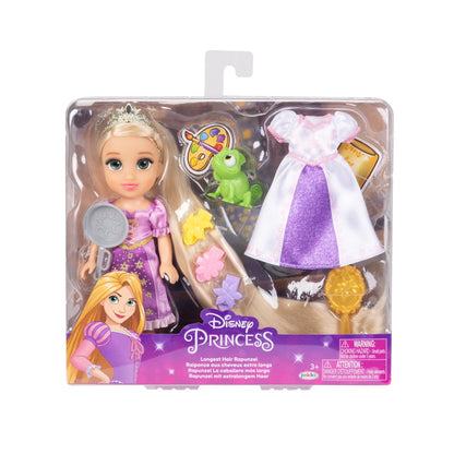 Princesas Disney - Muñeca Rapunzel "El Pelo Más Largo" - Set de juego