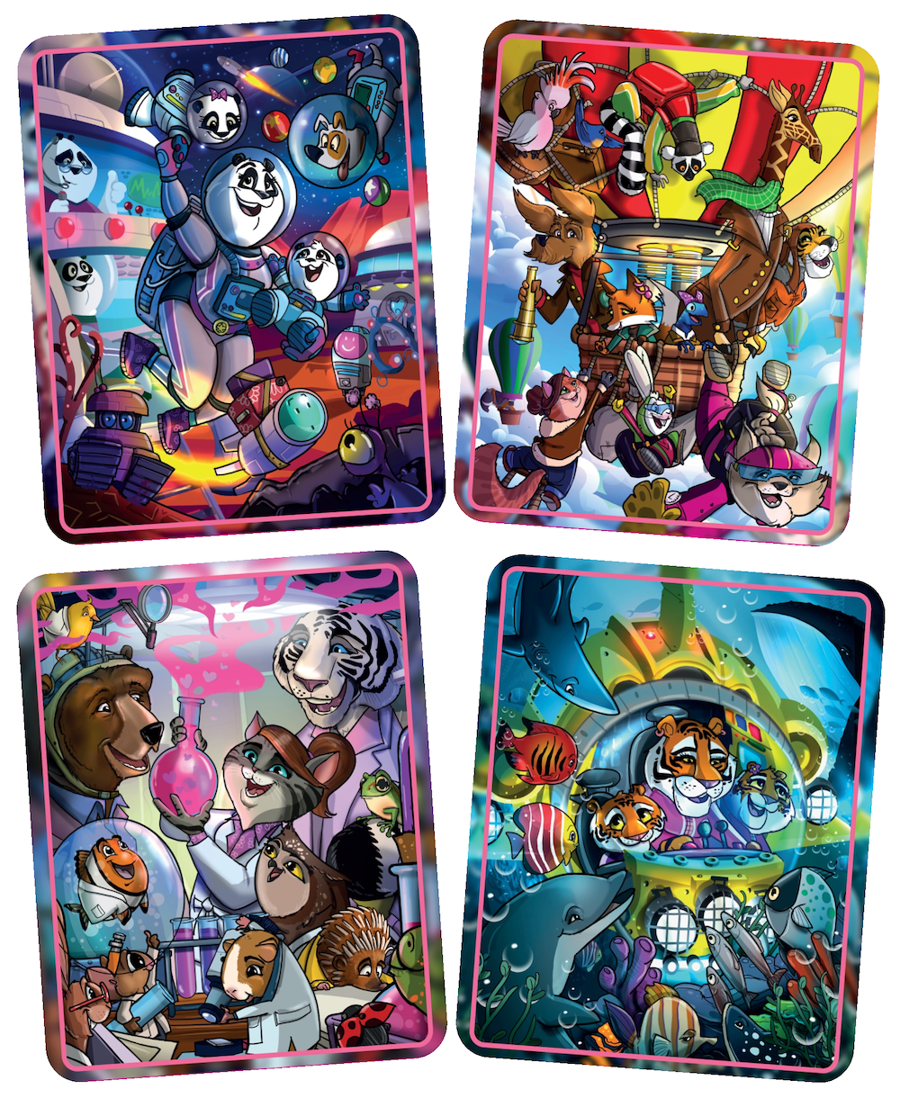 Qwi Toy 3 in 1 Game Book - Magical Adventures