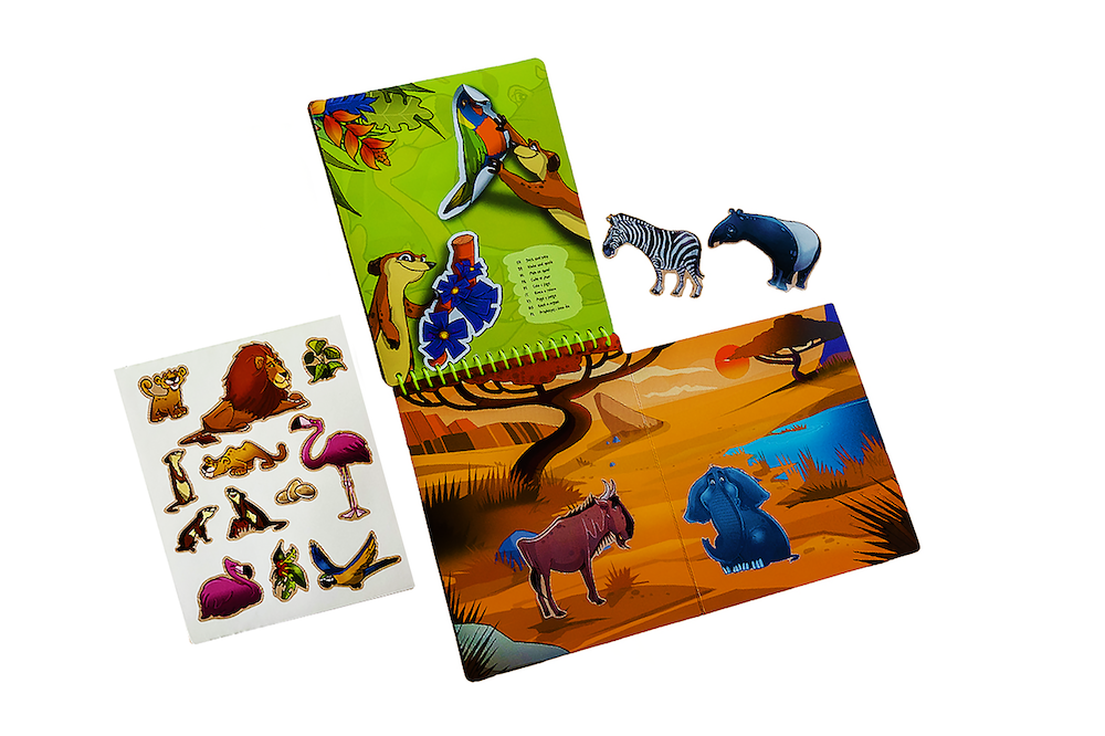 Qwi Toy 3 in 1 Game Book - Tropics
