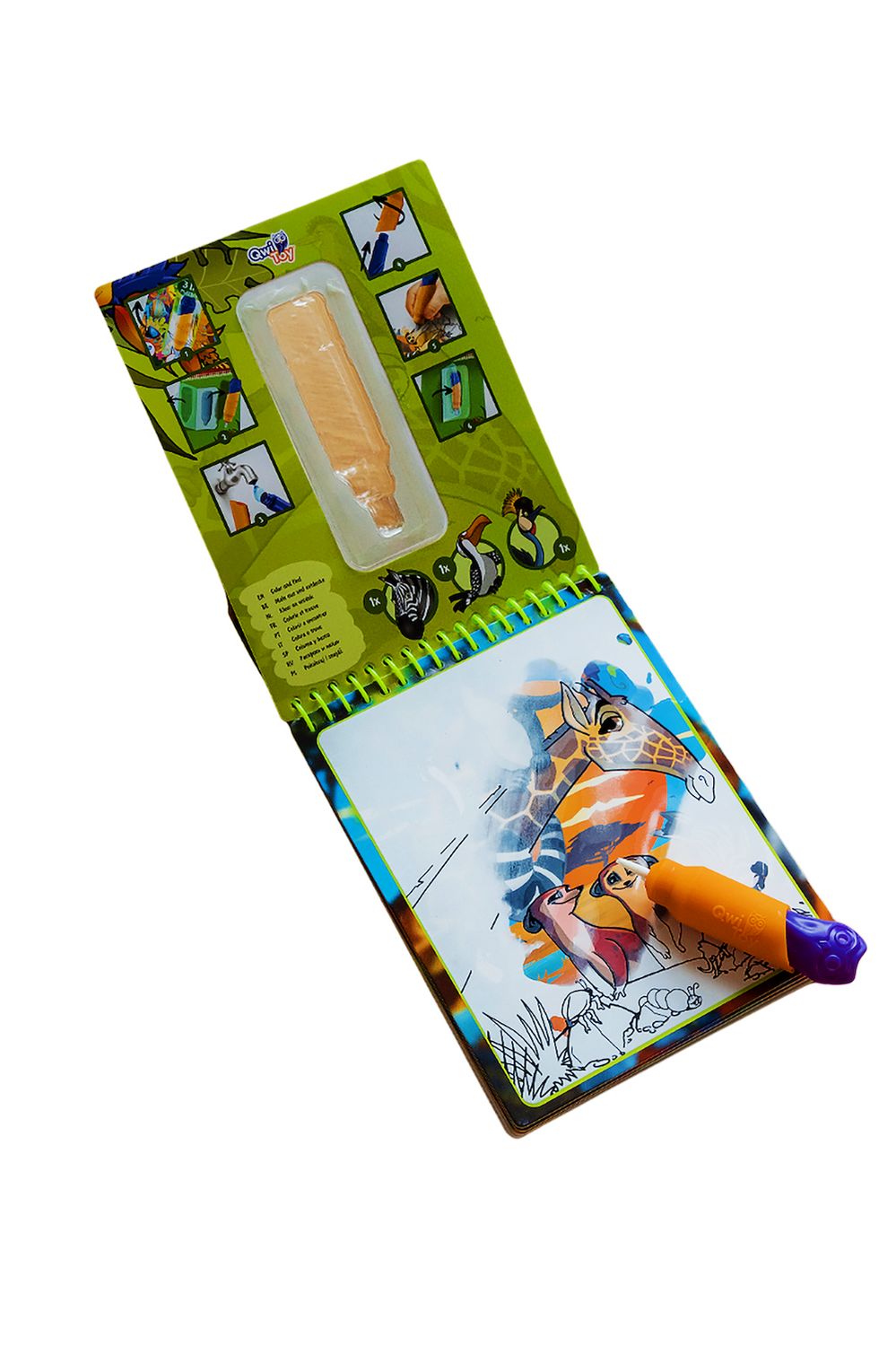 Qwi Toy 3 in 1 Game Book - Tropics