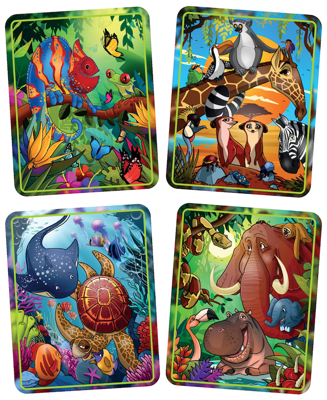 Qwi Toy 3 in 1 Game Book - Tropics