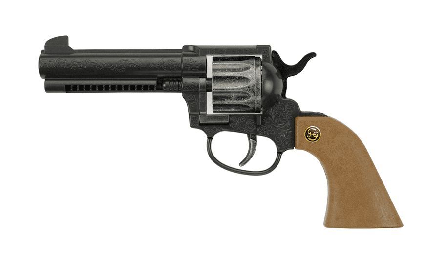 J.G. Peacemaker Colt: Spielzeugpistole 22,5 cm, schwarz