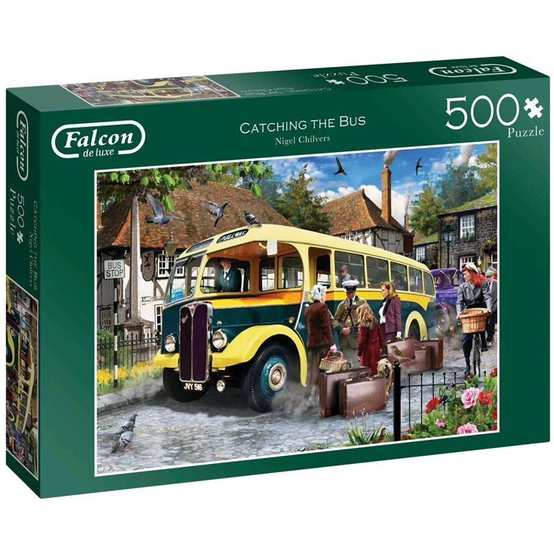 11260 - Falcon Deluxe - Atrapando el autobús - Rompecabezas de 500 piezas