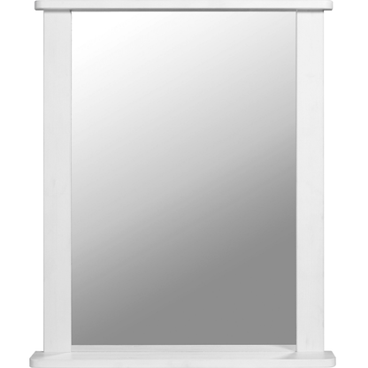 Badspiegel "SYLT", weiss mit Ablage, 65 cm Breite von WELLTIME welltime