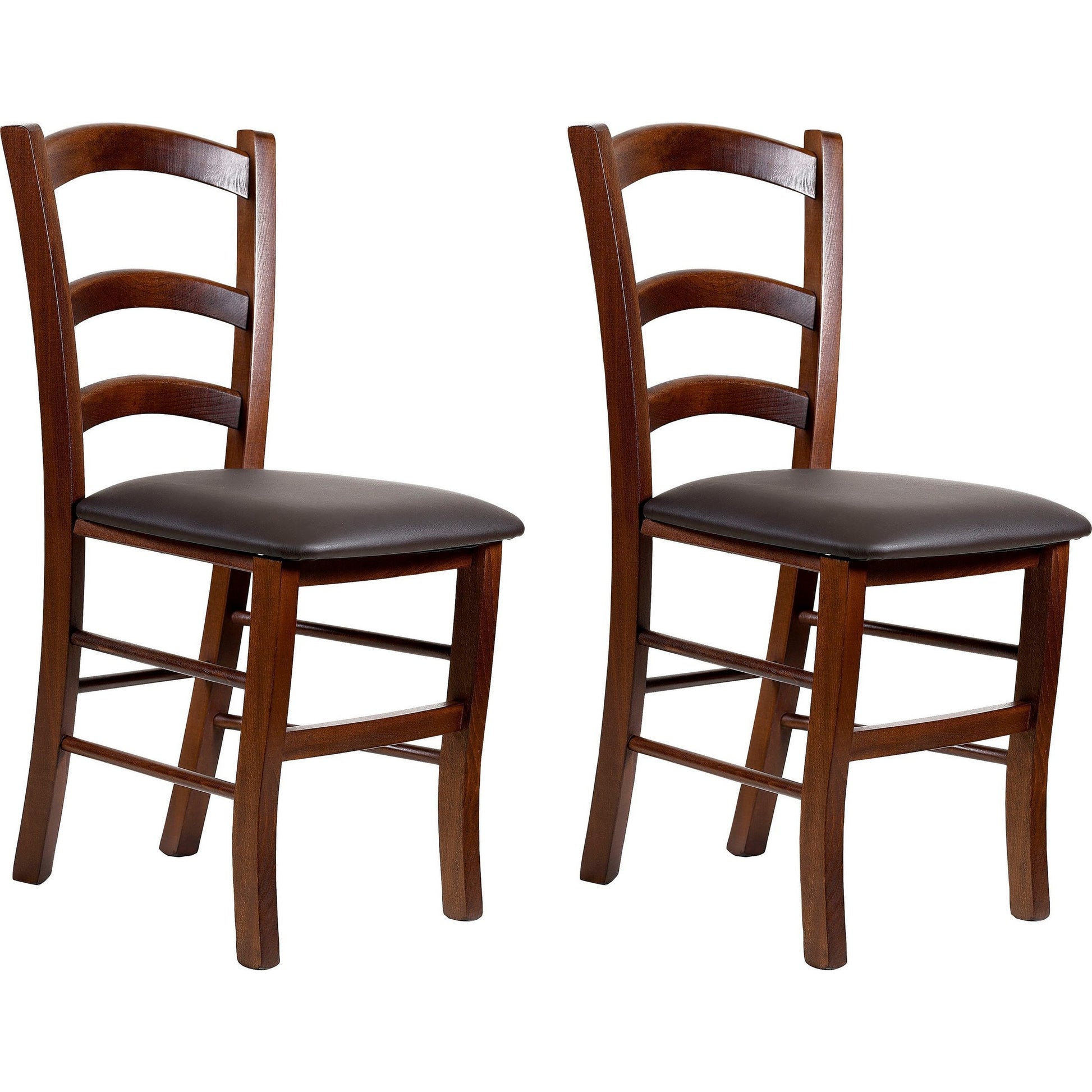 Esszimmerstuhl "Super Paesana", nussbraun, 2er Set - HOME AFFAIRE HOME AFFAIRE