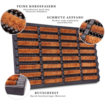 Fußmatte "Brushes Mat", Maße: 40x60 cm - HANSE HOME COLLECTION GMBH HANSE HOME COLLECTION GMBH