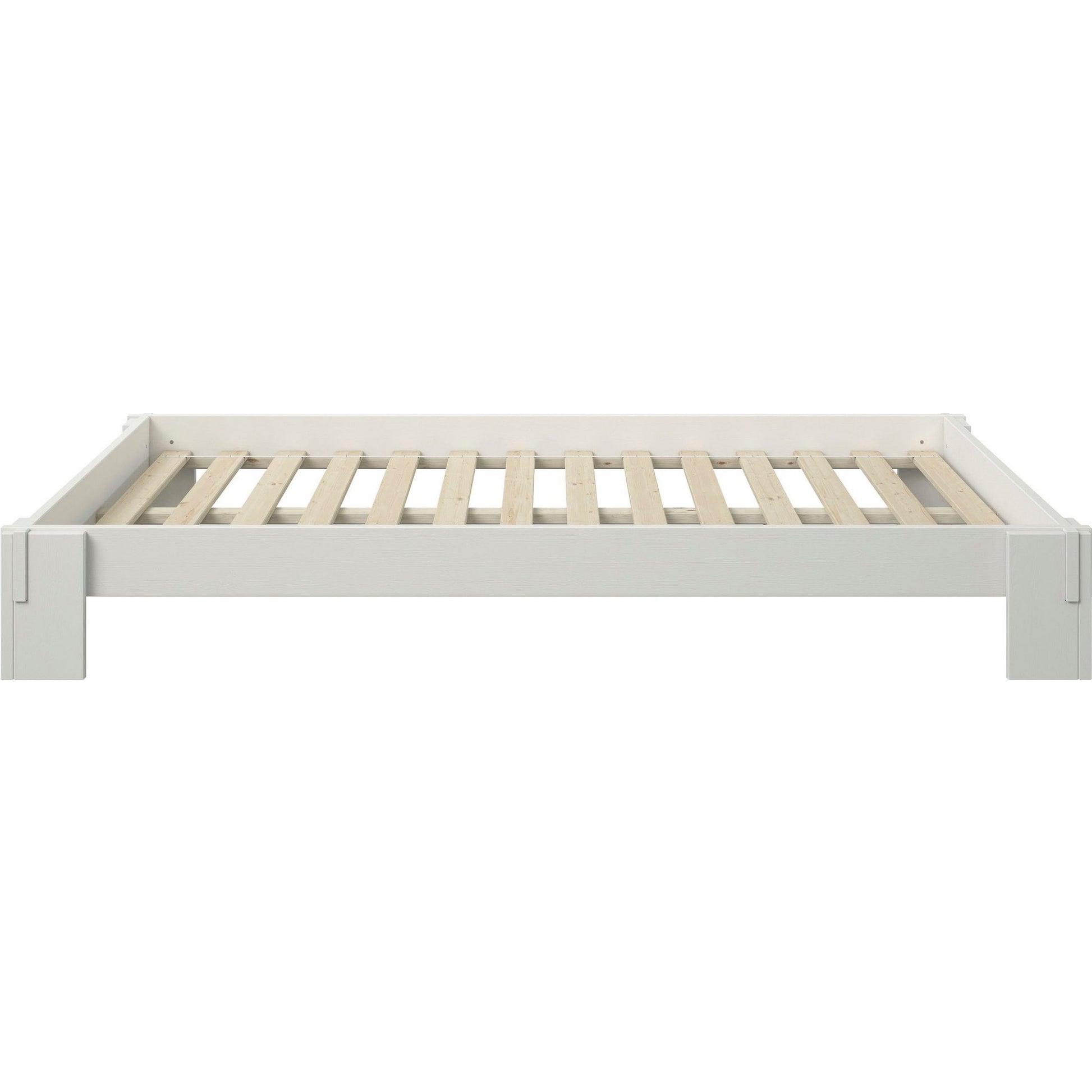 Futonbett "ZEN ", Massivholz Kiefer , weiss - HOME AFFAIRE HOME AFFAIRE
