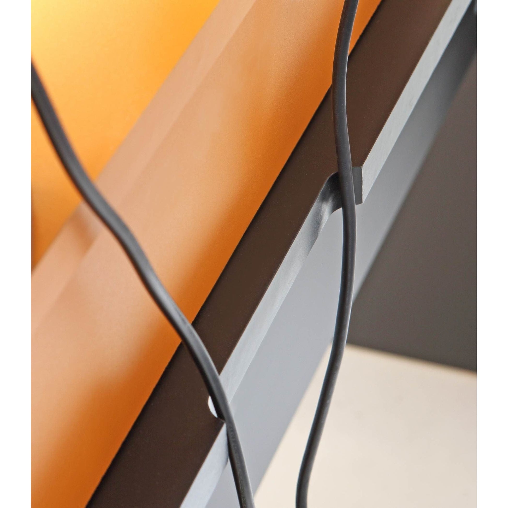Gamingtisch "TEZAUR", Black Orange, Breite 160 cm - FORTE FORTE