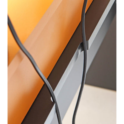Gamingtisch "TEZAUR", Black Orange, Breite 160 cm - FORTE FORTE