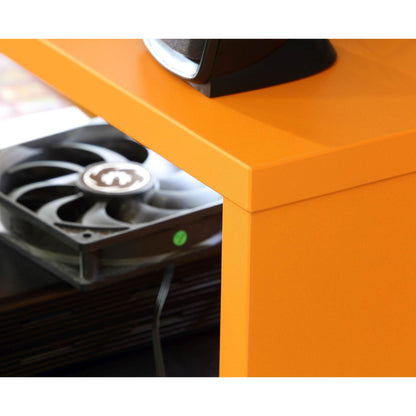 Gamingtisch "TEZAUR", Black Orange, Breite 160 cm - FORTE FORTE