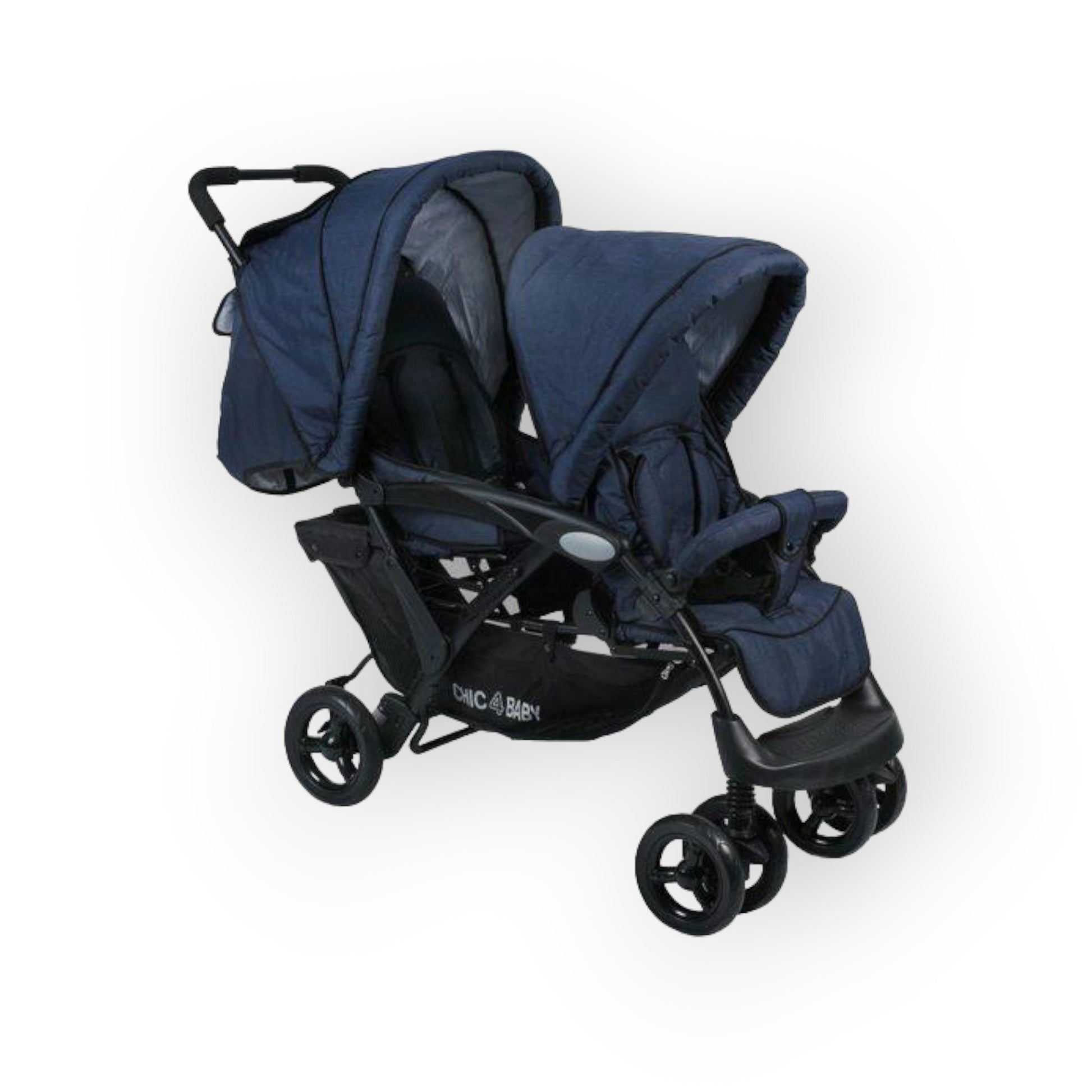 Geschwisterwagen "Duo Navy" - CHIC4BABY CHIC4BABY