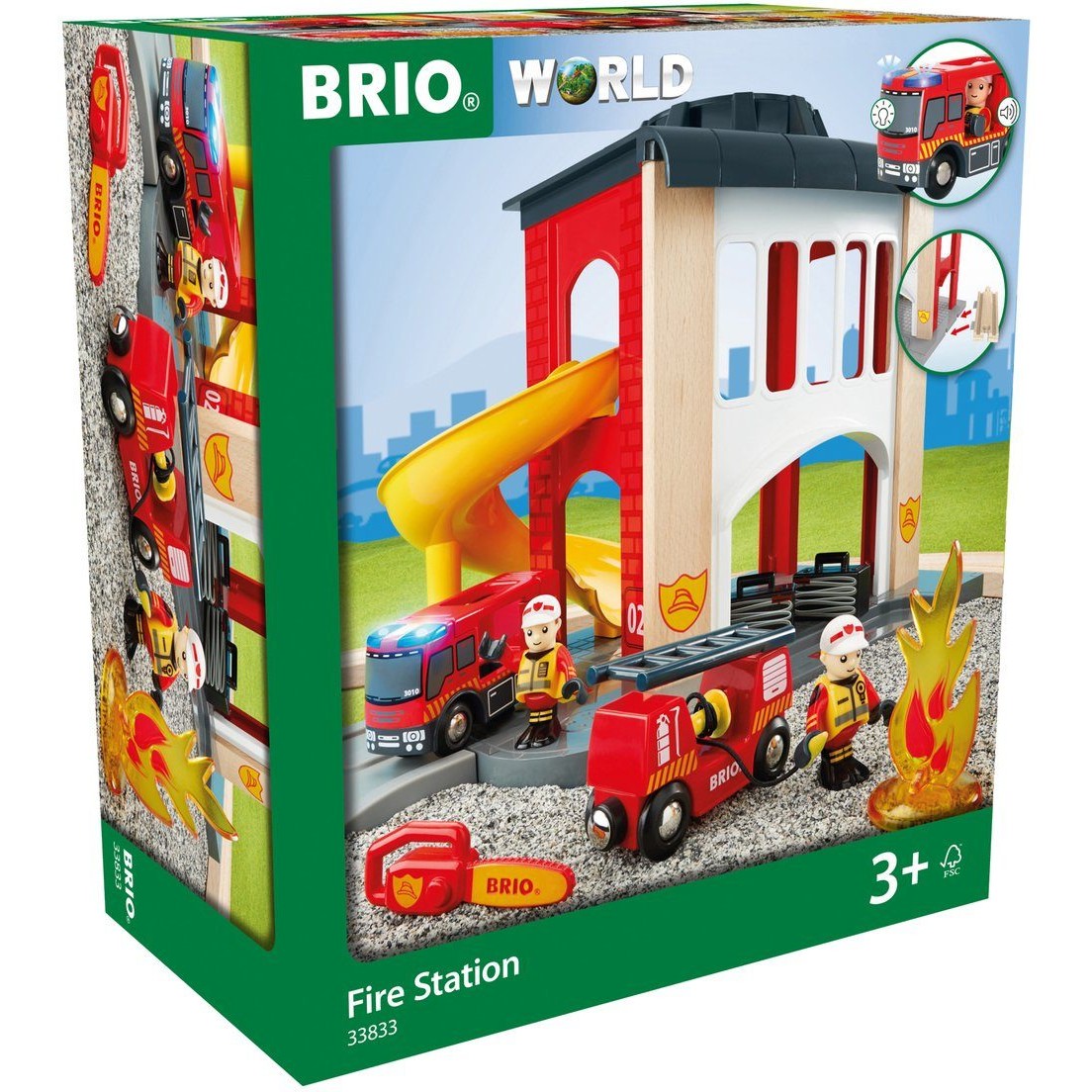 Große Feuerwehrstation mit Einsatzfahrzeug - BRIO® WORLD Ravensburger Verlag GmbH