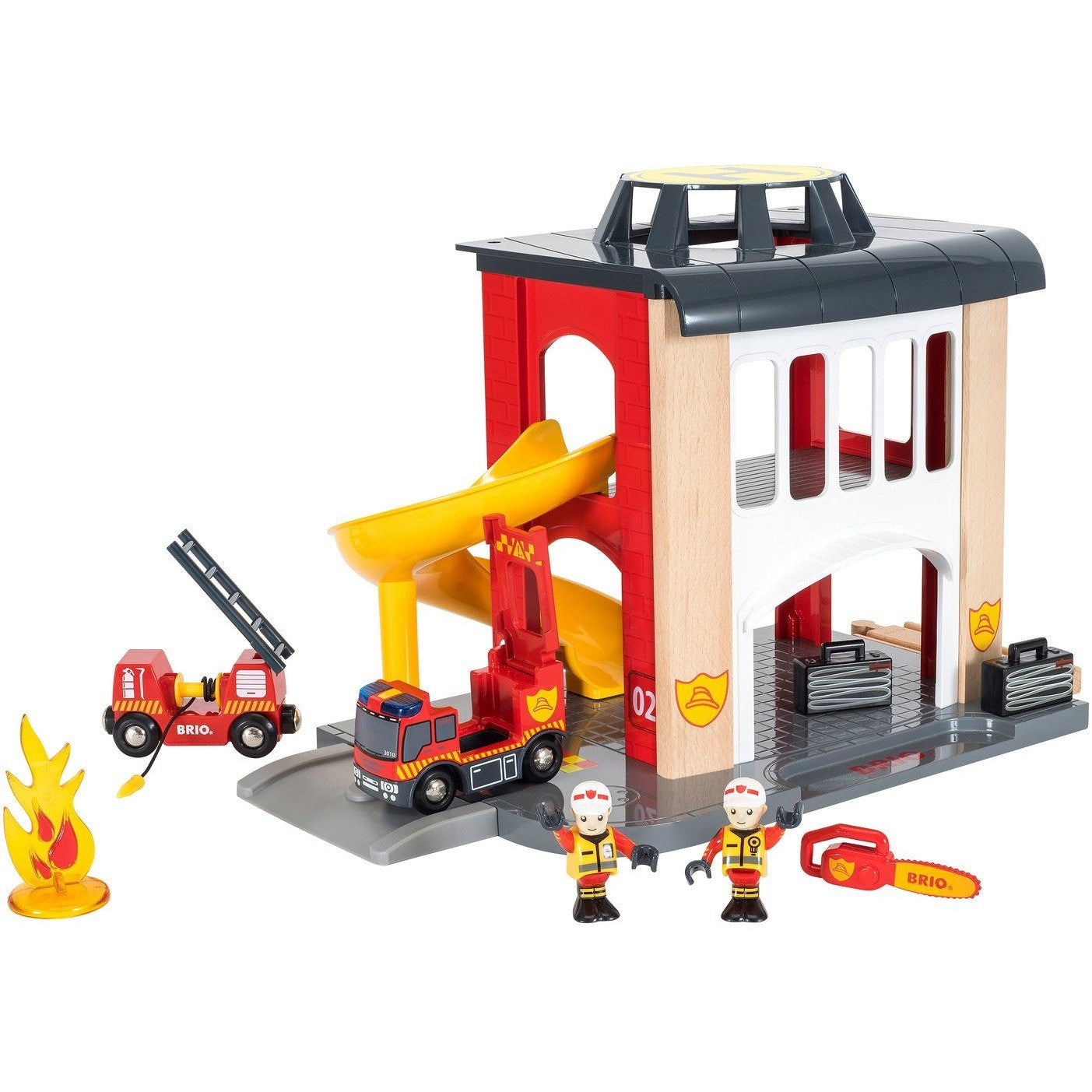 Große Feuerwehrstation mit Einsatzfahrzeug - BRIO® WORLD Ravensburger Verlag GmbH