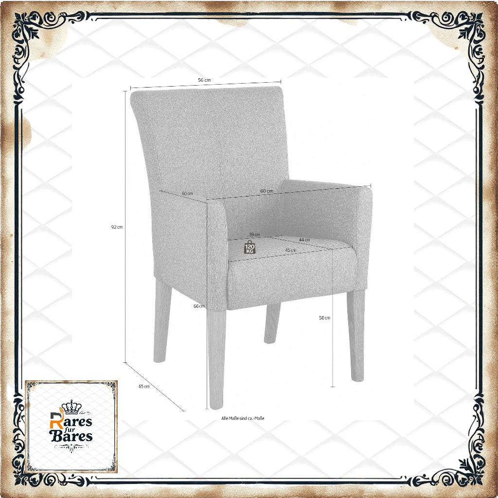 Sillón "King", gris, de HOME AFFAIRE