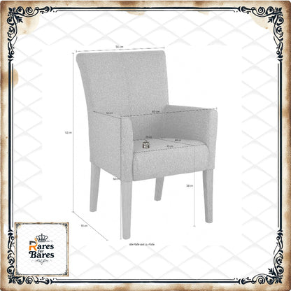 Sillón "King", gris, de HOME AFFAIRE