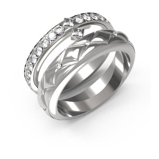 Guess Women's Ring JUBR04586JWRH52