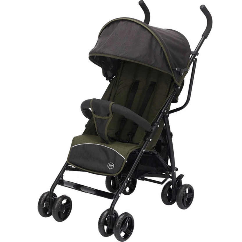 Kinder-Buggy "Glider" in oliv-grau von FILLIKID Fillikid