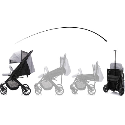 Kinder-Buggy "Styler Elite", hellgrau melange - FILLIKID Fillikid
